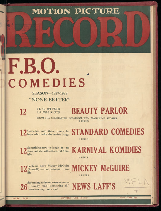 Motion picture record
