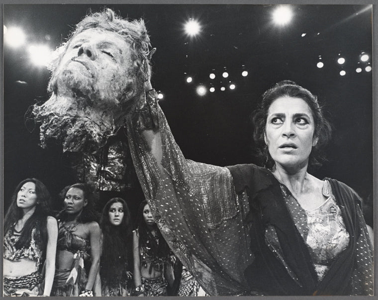 Irene Papas in the stage production The Bacchae: 3-33A
