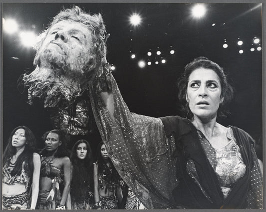 Irene Papas in the stage production The Bacchae: 3-33A