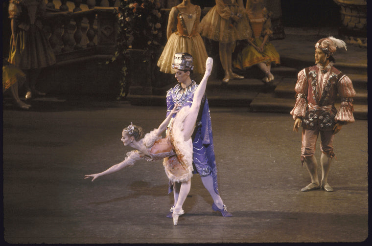 New York City Ballet "Sleeping Beauty"; Court scene in Act I with Judith Fugate, choreography by Peter Martins (New York)