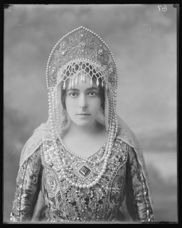 Frances Alda as Yaroslavna in Prince Igor