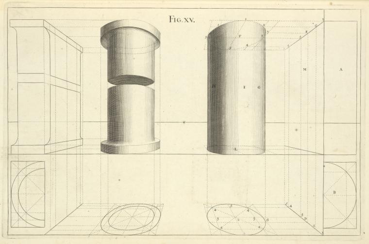 A column in perspective.
