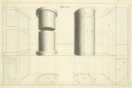 A column in perspective.