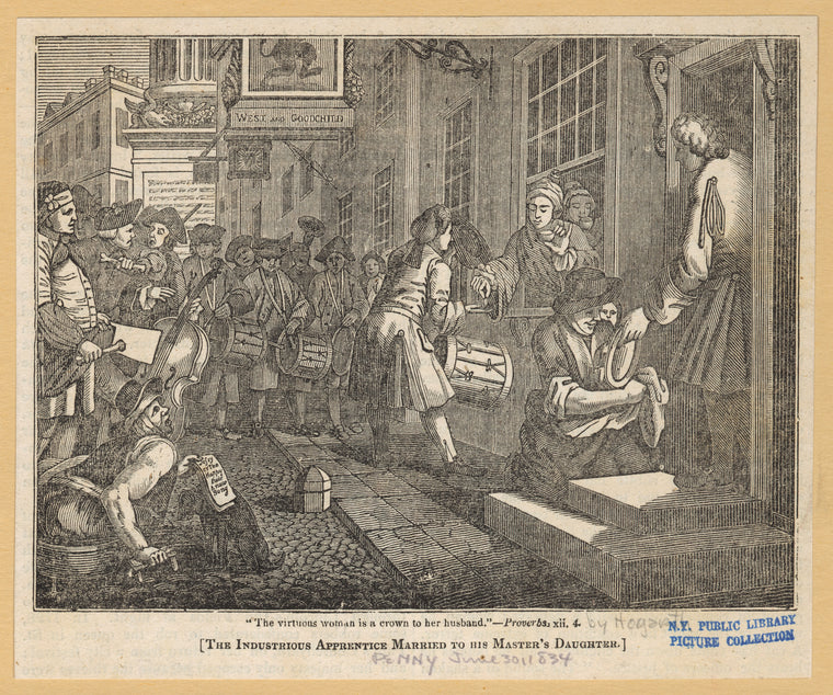The industrious apprentice married to his master's daughter