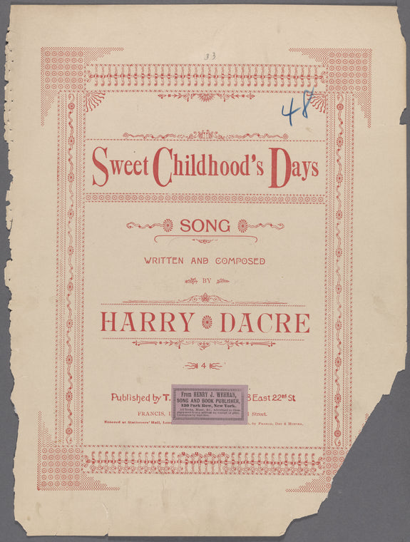 Sweet childhood's days