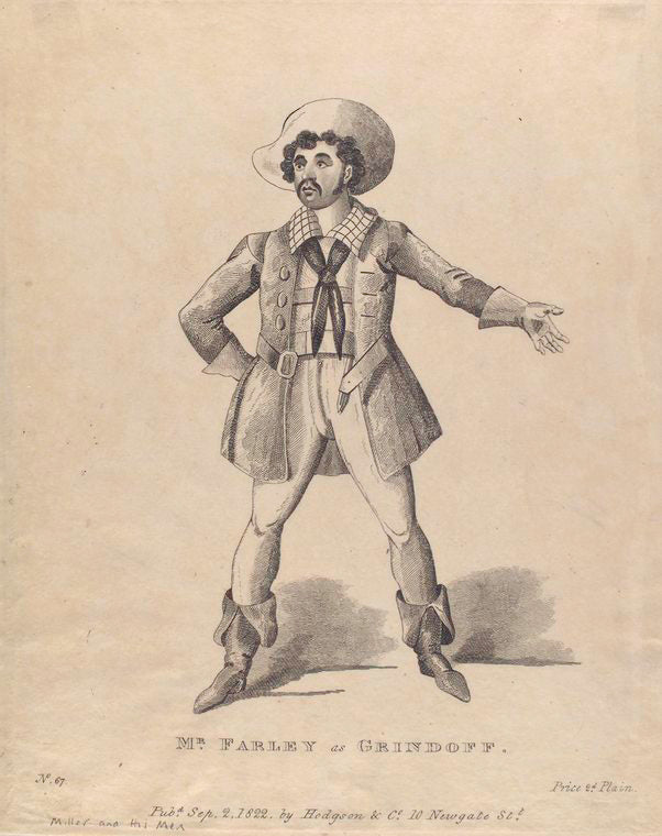 Mr. Farley as Grindoff [in A Miller and His Men]