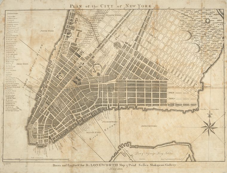 Plan of the city of New York
