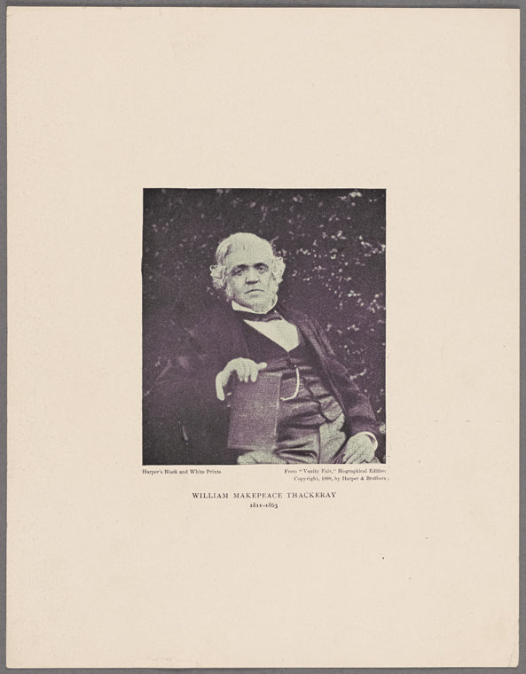 William Makepeace Thackeray, 1811-1863