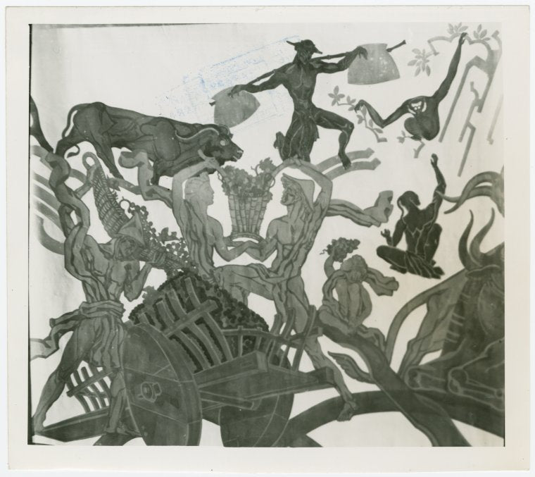 Art - Murals - Food Buildings - The Vineyard (Pierre Bourdelle)