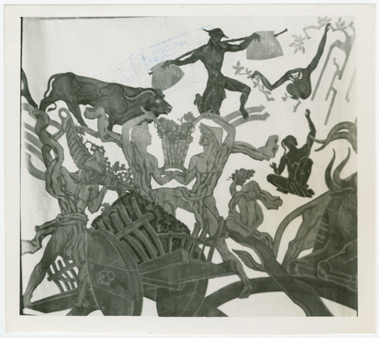 Art - Murals - Food Buildings - The Vineyard (Pierre Bourdelle)