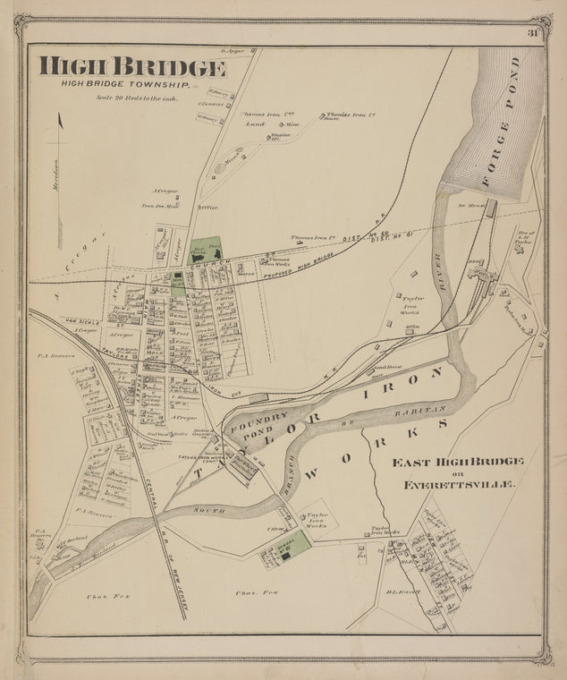 High Bridge [Village]; East High Bridge or Everettsville. [Village]