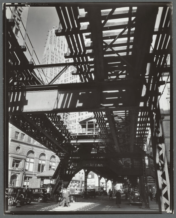 El Second and Third Avenue Lines, Hanover Square and Pearl Street