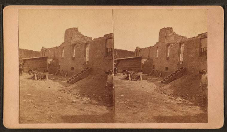 Tornado, 1878 damage, Mineral Point, Wisconsin.