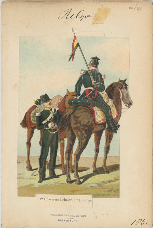 1-er Chasseur à cheval, 1-er Lanciers. 1862