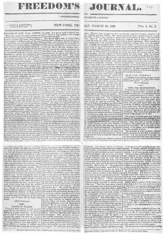 Freedom's Journal.