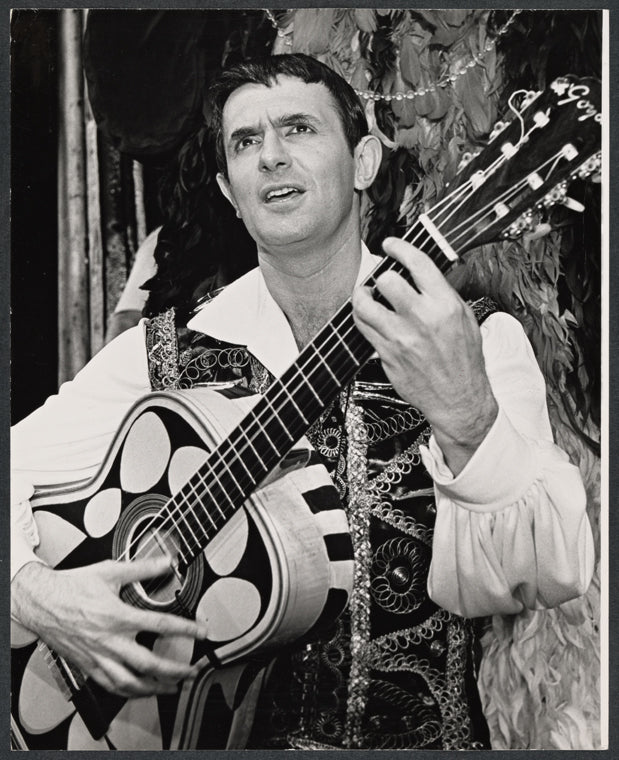 Larry Blyden in the stage production The Apple Tree