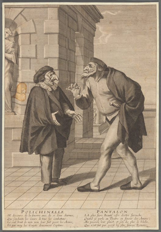 Polichinelle [et] Pantalon [includes verses in French]