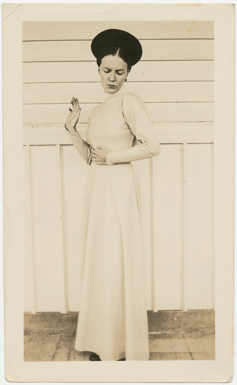 Margaret Barker during work with the Group Theatre (standing pose)