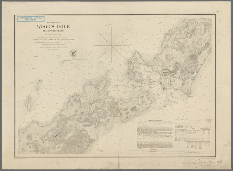 The harbor of Wood's Hole, Massachusetts