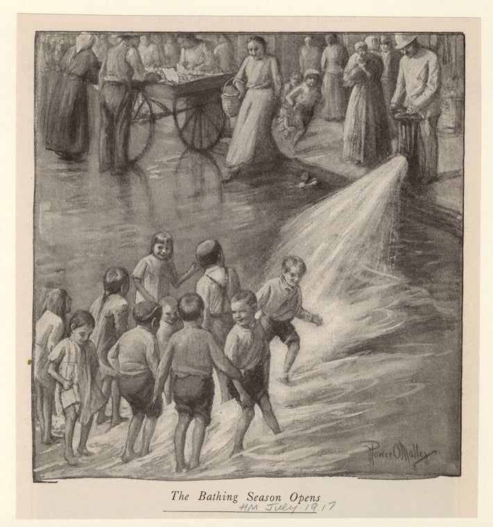 The bathing season opens