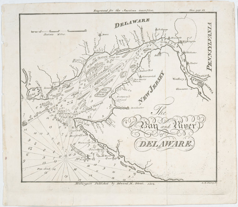 The bay and river of Delaware