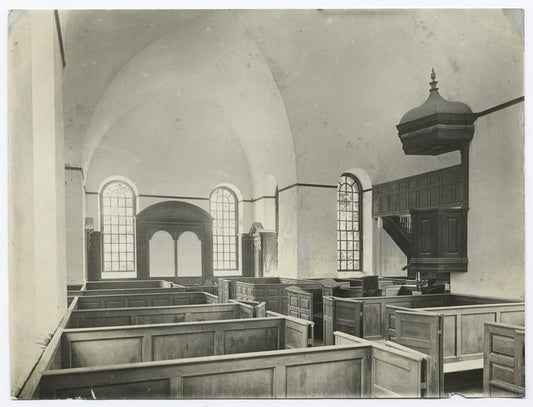 Interior of Christ Church, Lancaster County, Virginia.