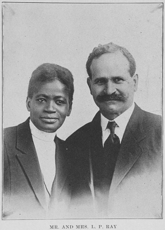 Mr. and Mrs. L.P. Ray.