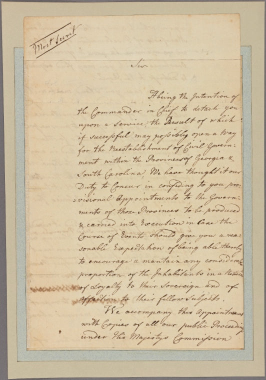 Letter to Lieut. Col.
