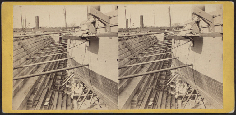Sectional view, U.D. Dry Dock.