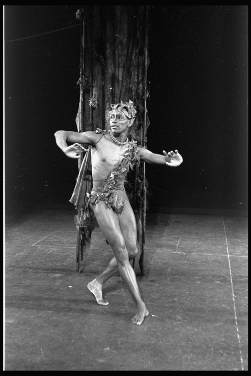 New York City Ballet production of "A Midsummer Night's Dream" with Arthur Mitchell as Puck, choreography by George Balanchine (New York)