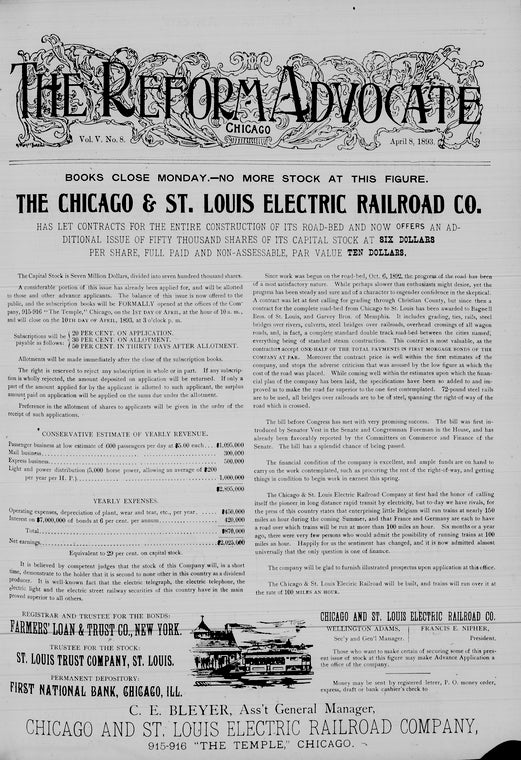 The Reform advocate