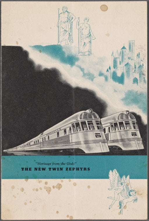 Lunch menu, the New Twin Zephyrs