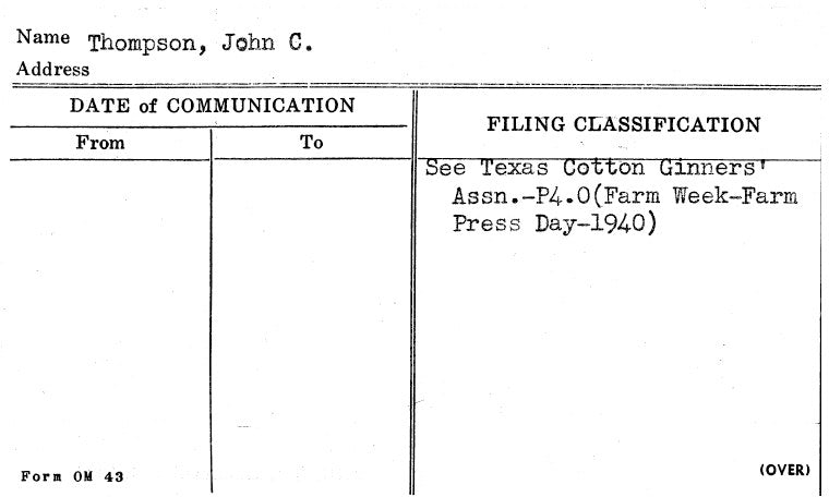 Thompson, John C.
