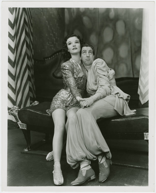 Nanette Fabray (Antiope) and Ray Bolger (Sapiens) in By Jupiter