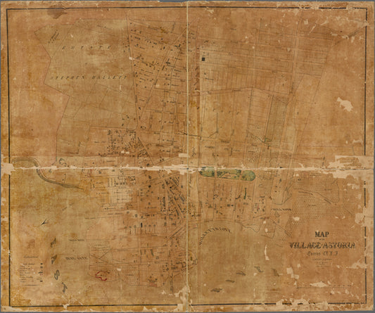Map of the village of Astoria, Queens Co. L.I.