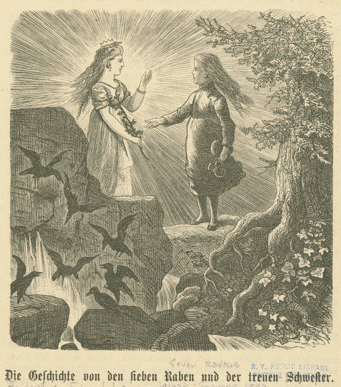Die Geschichte von den sieben Raben und der treuen Schwester.