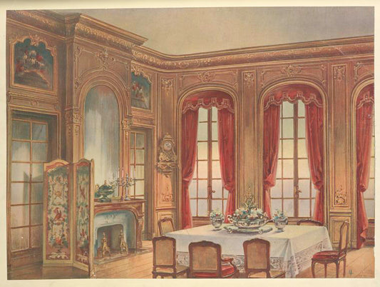 Salle a manger Louis XIV, provenant de la vente Lelong....