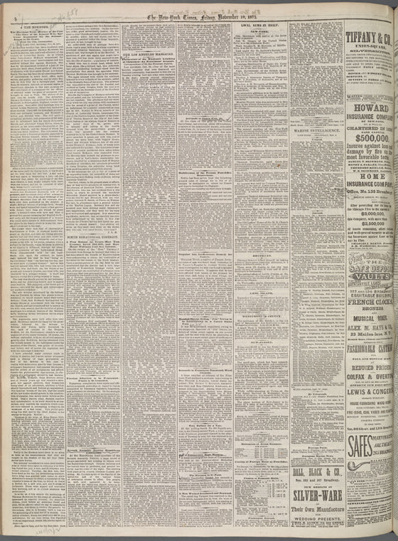 The New York times: November 10, 1871