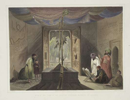 Mosque and tomb of the emperor sooltaun Mahmood, of Ghuznee