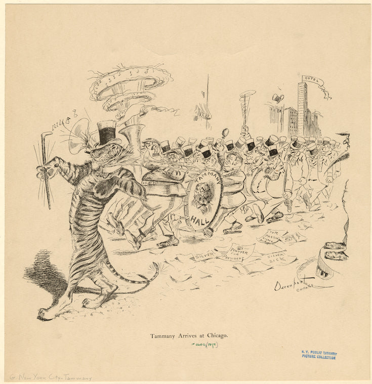 Tammany arrives at Chicago