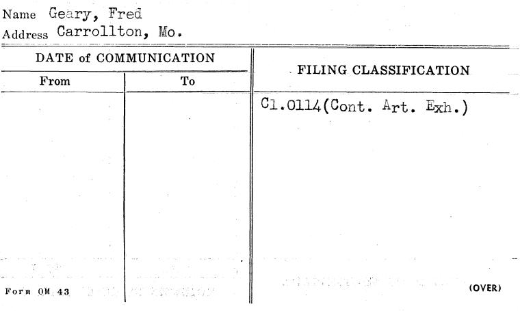 Geary, Fred