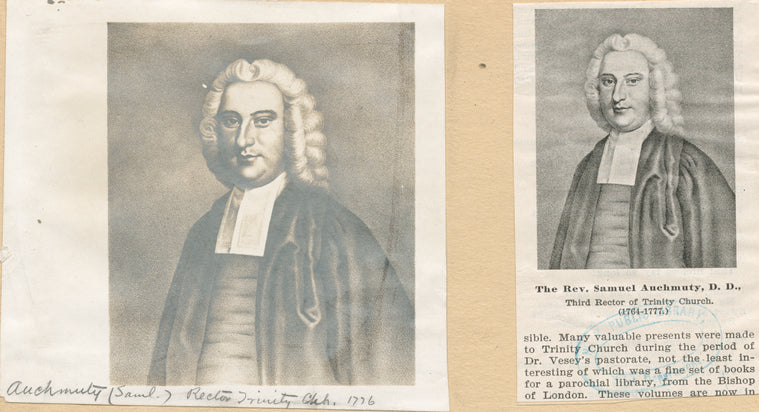 Rev. Samuel Auchmuty, D.D. [2 portraits.]