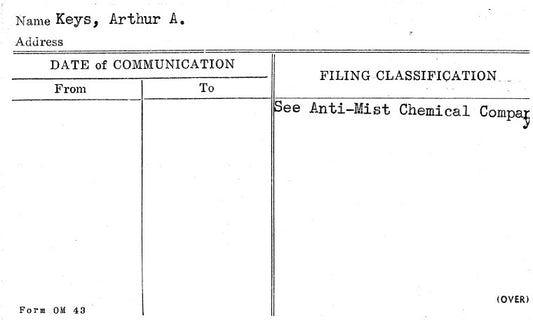 Keys, Arthur A.