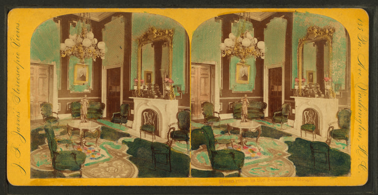 Green room in the President's House.