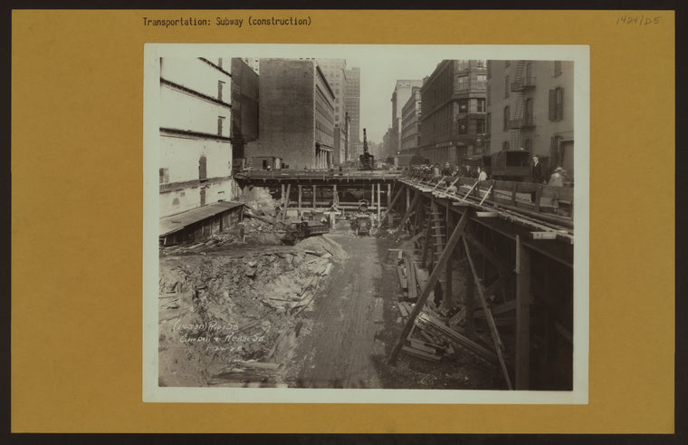 Transportation - Subway construction.
