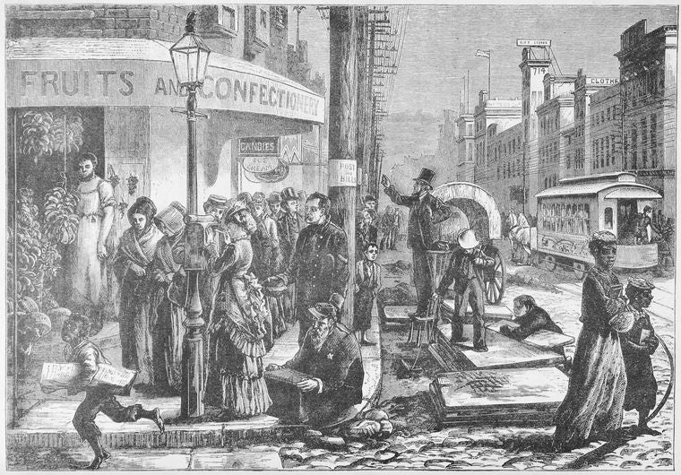 Street scene in Philadelphia.