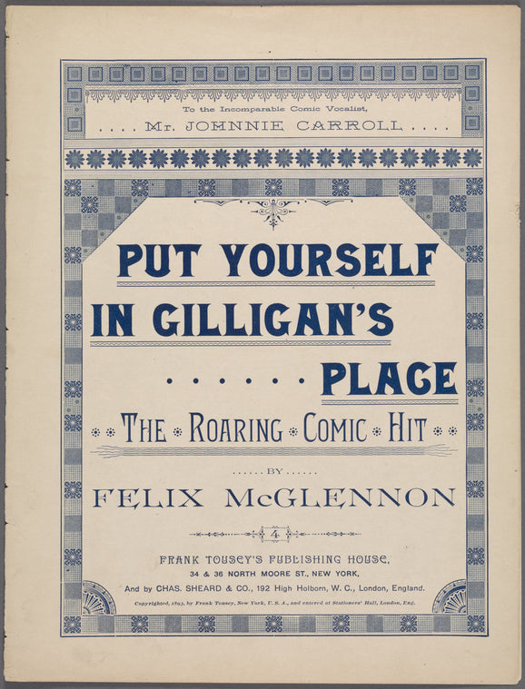 Put yourself in Gilligan's place