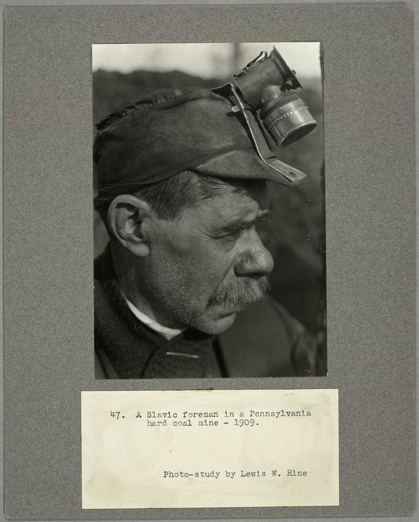 A Slavic foreman in a Pennsylvania hard coal mine, 1909