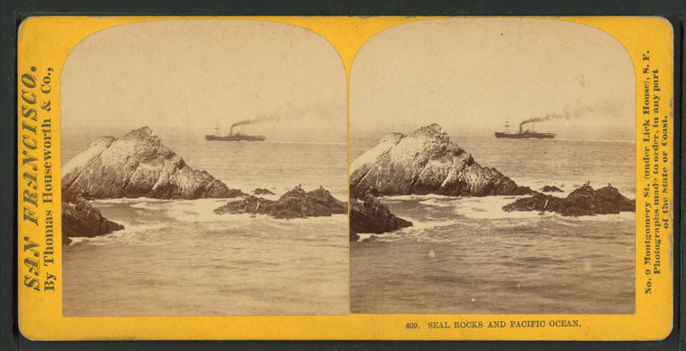 Seal Rocks and Pacific Ocean.