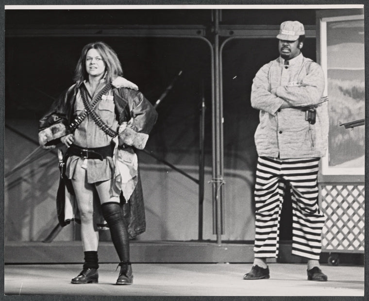 Estelle Parsons and Val Pringle in the 1971 stage production of The Rise and Fall of the City of Mahagonny
